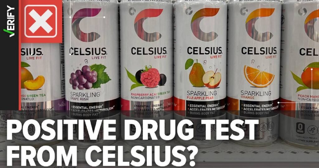 celsius energy drink drug test